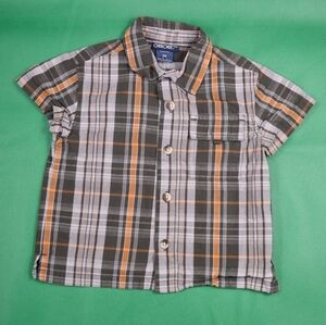 BOY'S Cherokee Button Down Short Sleeve Shirt (18M)